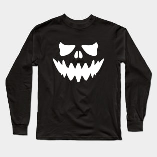 Scary face for halloween Long Sleeve T-Shirt